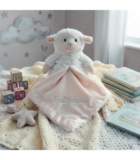 doudou agneau mouton brodé prénom