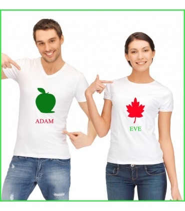 Tee Shirt Duo Adam&Eve