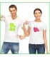 tee shirt tres original et coloré pour l'homme et pour la femme
