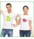 tee shirt tres original et coloré pour l'homme et pour la femme