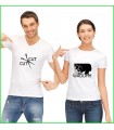 Duo de Tee-shirts Couple "Cut Cut" - Humour Décalé