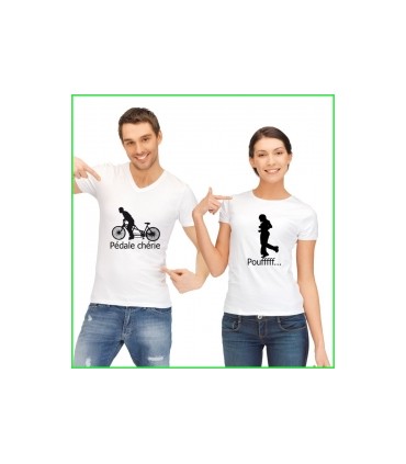 collection de t shirt original pour homme et femme tandem