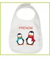 Bavoir Petits Pingouins