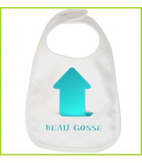 bavoir flèche beau gosse