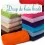 Drap de bain et serviette brodés