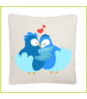 coussin bisous