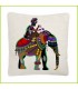 coussin éléphant d'inde