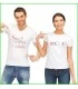 tee shirt pour les couples qui s'aiment