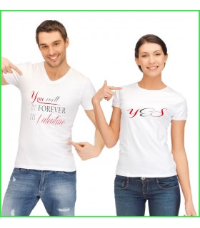 tee shirt pour les couples qui s'aiment