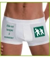 Boxer rigolo alpiniste