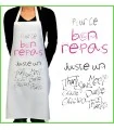 Tablier de cuisine rigolo merci