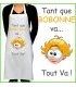 Tablier de cuisine bobonne