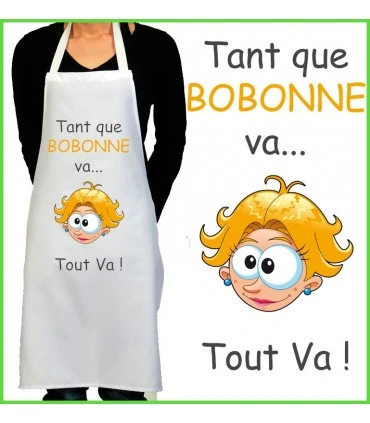 Tablier de cuisine bobonne