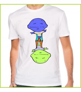 tee shirt avec super héros rigolo, tee shirt original et drôle