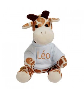 peluche girafe personnalisée photo