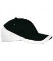 Casquette brodée noire et blanche