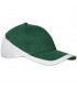 broderie personnalisée sur casquette verte