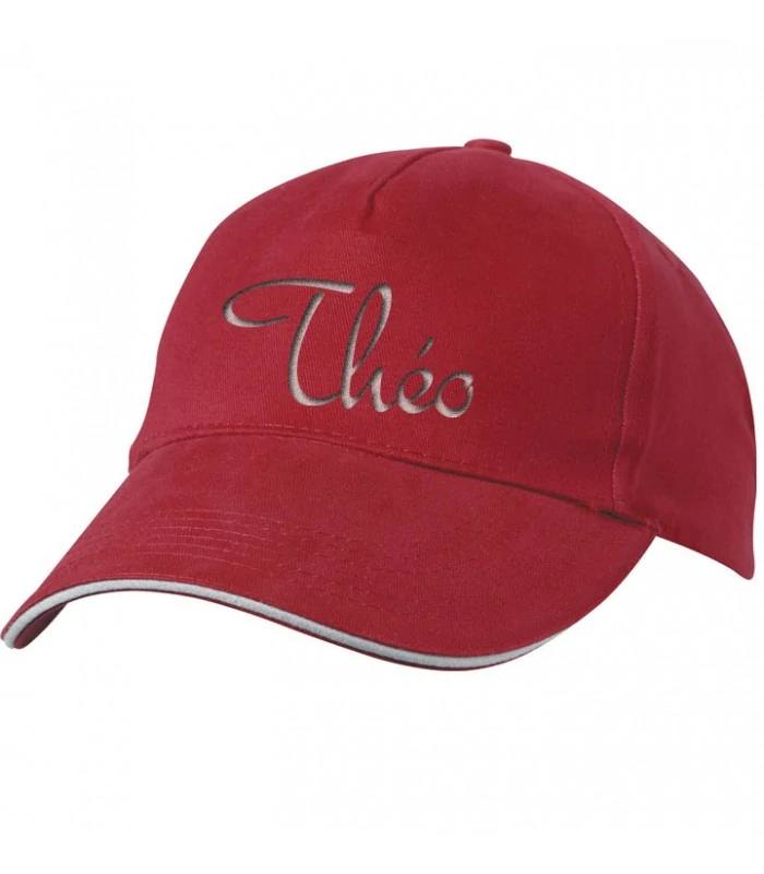 Casquette brodée prénom garçon