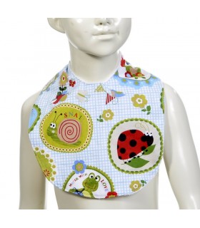 Bavoir cociinelle et grenouille