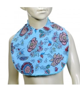 Joli bavoir de créateur couleur bleu