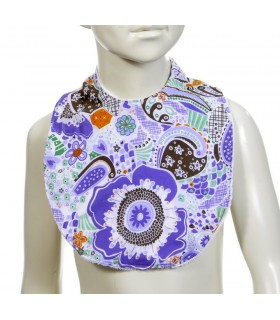 Joli bavoir de créateur couleur violet