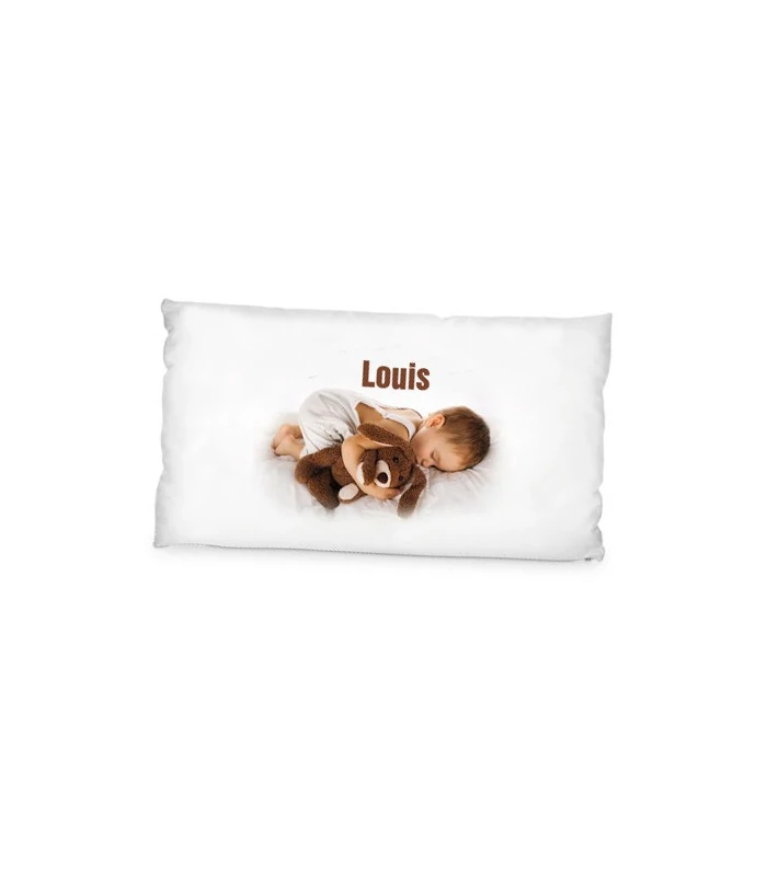Photo sur coussin long