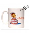 Photo sur mug musical joyeux anniversaire