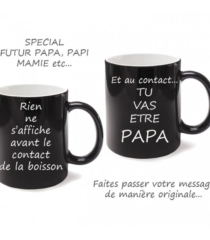 Mug magique personnalisé