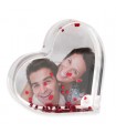 coeur photo paillette