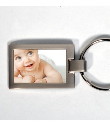porte clé aluminium personnalisé avec une photo