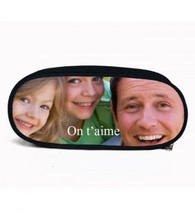 trousse maquillage personnalisée avec photo et texte