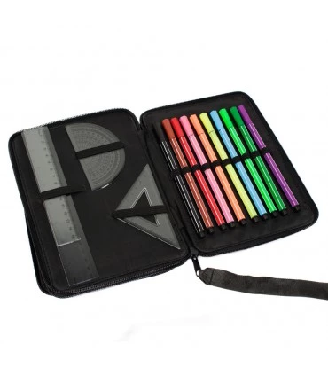 pochette pour feutres et crayons avec photo