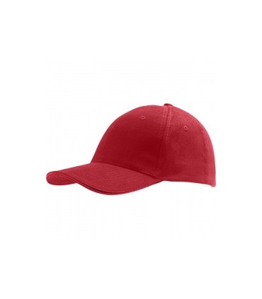 casquette brodée couleur rouge