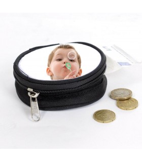impression de votre photo sur un joli porte monnaie rond