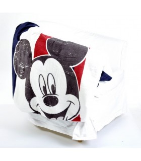 broderie sur plaid mickey, plaid brodé