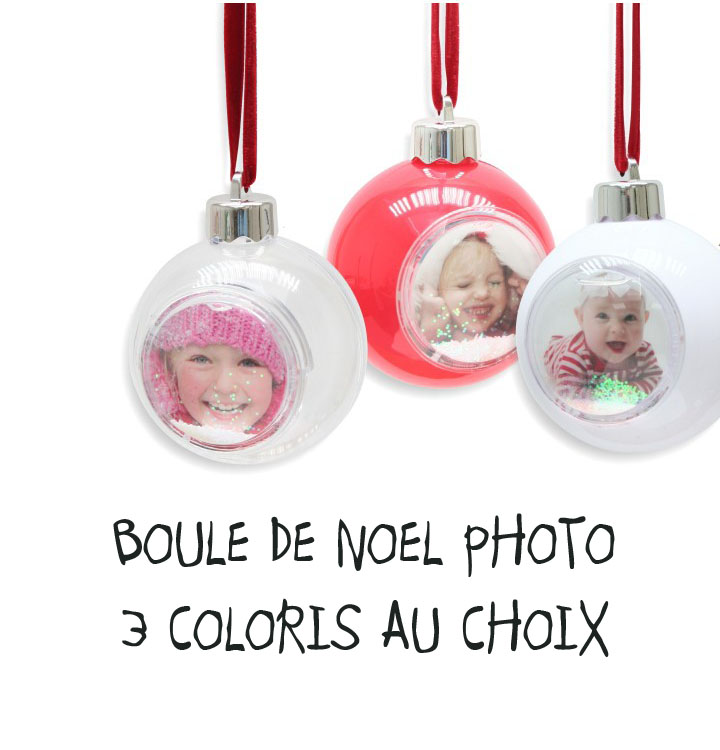 Boule De Noel Personnalisée Photo