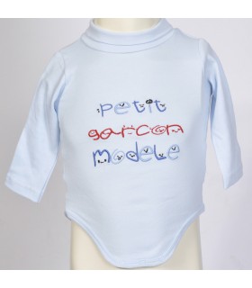 broderie sur body, petit garcon modele