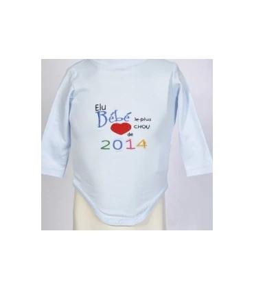 broderie sur body  bébé 2014