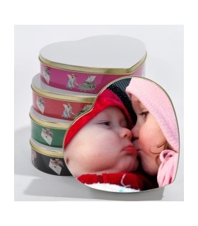 boite de rangement forme coeur bonbons et gateaux personnalisée