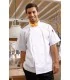 veste blanche cuisinier brodée
