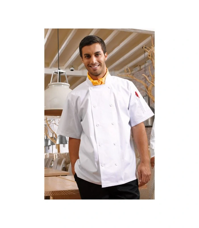 Veste de cuisinier brodée