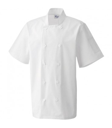 veste blanche cuisinier personnalisée