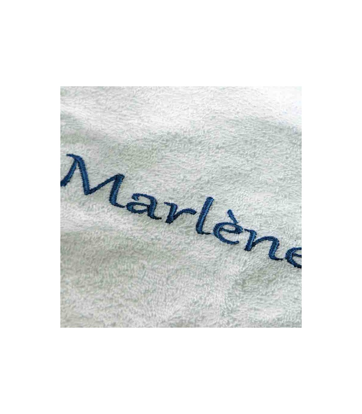 Drap De Bain Personnalisable - 100x150 Cm - Éponge épaisse 550 G/m² - 100% Coton - Broderie Nom Ou Motif
