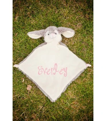 broderie sur un doudou elephant peluche