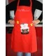 tablier de cuisine brodé pour noel