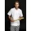 Tablier de cuisinier chef manches courtes