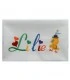 serviette de table brodée enfant