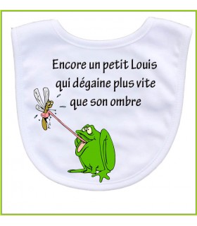 bavoir rigolo grenouille