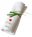 Serviette de table personnalisée mamie