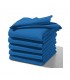 serviette de table prénom bleue